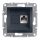 EPH4300171 ASFORA 1xRJ45 Cat5e UTP aljzat, antracit