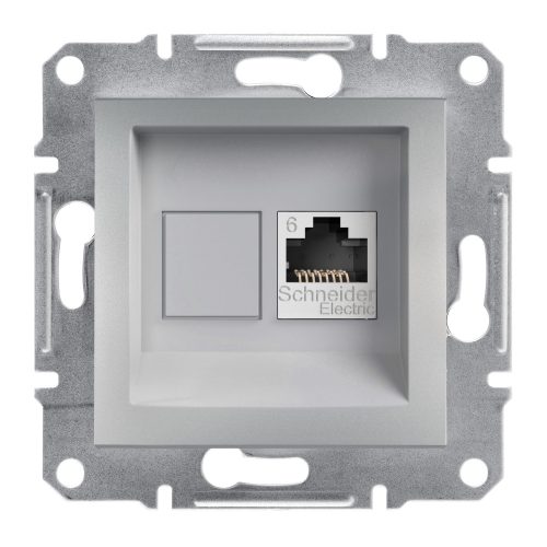 EPH4700161 ASFORA 1xRJ45 Cat6 UTP aljzat, alumínium