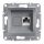 EPH4700162 ASFORA 1xRJ45 Cat6 UTP aljzat, acél