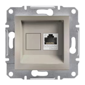 SCHNEIDER EPH4700169 ASFORA 1xRJ45 Cat6 UTP aljzat, bronz