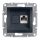 EPH4700171 ASFORA 1xRJ45 Cat6 UTP aljzat, antracit