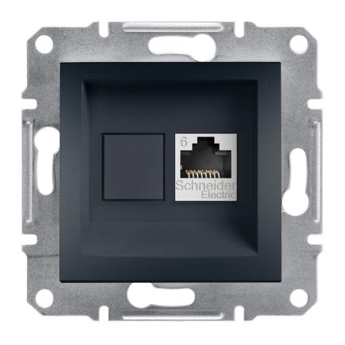 EPH4700171 ASFORA 1xRJ45 Cat6 UTP aljzat, antracit