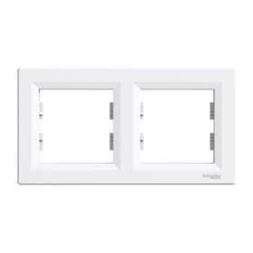   SCHNEIDER EPH5800221 ASFORA Kettes keret, vízszintes, fehér