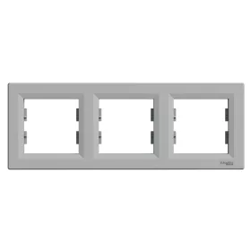   SCHNEIDER EPH5800361 ASFORA Hármas keret, vízszintes, alumínium