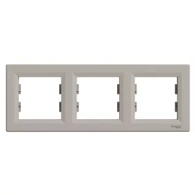   SCHNEIDER EPH5800369 ASFORA Hármas keret, vízszintes, bronz