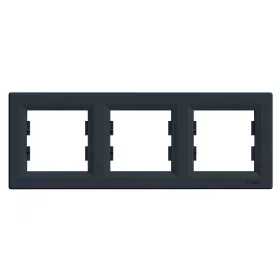   SCHNEIDER EPH5800371 ASFORA Hármas keret, vízszintes, antracit