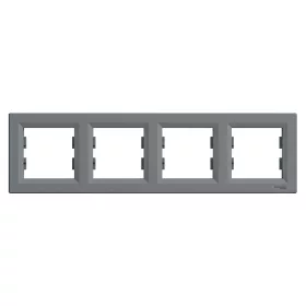   SCHNEIDER EPH5800462 ASFORA Négyes keret, vízszintes, acél