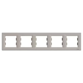 SCHNEIDER EPH5800569 ASFORA Ötös keret, vízszintes, bronz