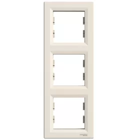   SCHNEIDER EPH5810323 ASFORA Hármas keret, függőleges, bézs