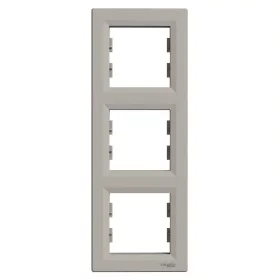   SCHNEIDER EPH5810369 ASFORA Hármas keret, függőleges, bronz