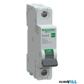 SCHNEIDER EZ9F27113 EASY9 PRO Kismegszakító, 1P, B, 13A