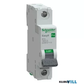 SCHNEIDER EZ9F27113 EASY9 PRO Kismegszakító, 1P, B, 13A