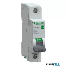SCHNEIDER EZ9F27125 EASY9 PRO Kismegszakító, 1P, B, 25A
