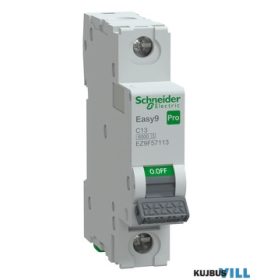 SCHNEIDER EZ9F57113 EASY9 PRO Kismegszakító, 1P, C, 13A