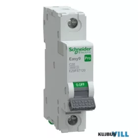 SCHNEIDER EZ9F57120 EASY9 PRO Kismegszakító, 1P, C, 20A