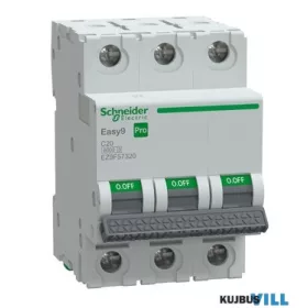 SCHNEIDER EZ9F57320 EASY9 PRO Kismegszakító, 3P, C, 20A