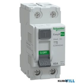   SCHNEIDER EZ9R49240 EASY9 PRO Áram-védőkapcsoló, A osztály, 2P, 40A, 30mA