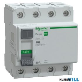   SCHNEIDER EZ9R49440 EASY9 PRO Áram-védőkapcsoló, A osztály, 4P, 40A, 30mA