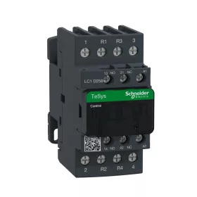   SCHNEIDER LC1D258D7 AC mágneskapcsoló, 40A (AC1), csavaros csatlakozású, 2Z+2NY pólus