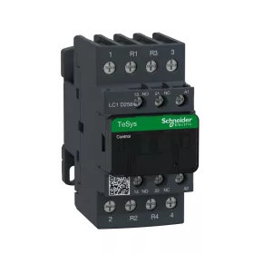   SCHNEIDER LC1D258E7 AC mágneskapcsoló, 40A (AC1), csavaros csatlakozású, 2Z+2NY pólus