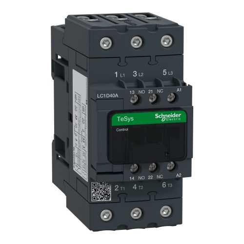 LC1D40AP7 3pólusú Everlink mágneskapcsoló (AC3, 400V 40A), tek. 230V AC 50/60Hz