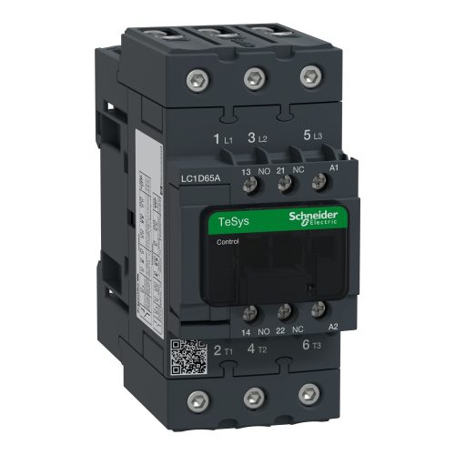LC1D65AD7 3pólusú Everlink mágneskapcsoló (AC3, 400V 65A), tek. 42V AC 50/60Hz