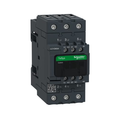 LC1D65AM7 3pólusú Everlink mágneskapcsoló (AC3, 400V 65A), tek. 220V AC 50/60Hz