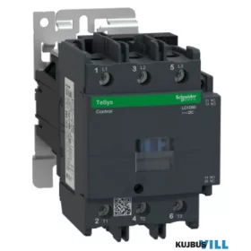   SCHNEIDER LC1D80BD DC mágneskapcsoló, 37kW/80A (400V, AC3), csavaros csatlakozás, 1Z+1NY