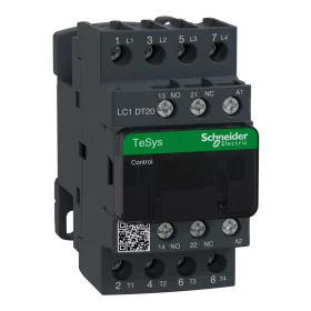   SCHNEIDER LC1DT20P7 AC mágneskapcsoló, 20A (AC1), csavaros csatlakozású, 4Z pólus