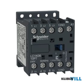   SCHNEIDER LC1K0610M7 Mágneskapcsoló 6A, 1 záró, AC, 50/60 Hz
