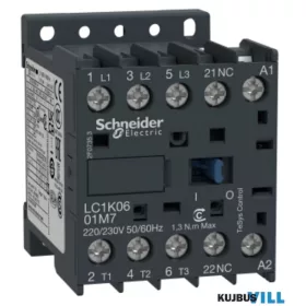   SCHNEIDER LC1K0901M7 Mágneskapcsoló 9A, 1 nyitó, AC, 50/60 Hz