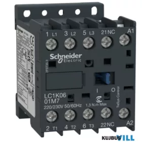   SCHNEIDER LC1K0901P7 Mágneskapcsoló 9A, 1 nyitó, AC, 50/60 Hz