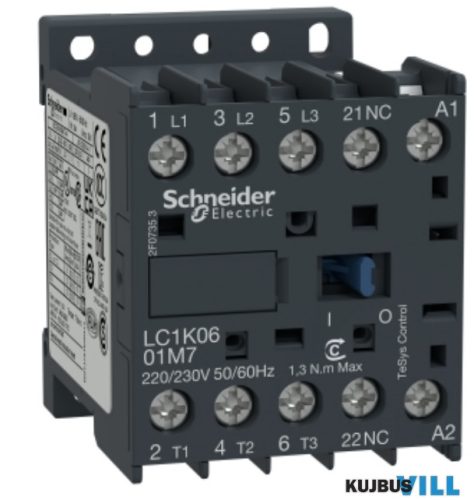 LC1K0901P7 Mágneskapcsoló 9A, 1 nyitó, AC, 50/60 Hz
