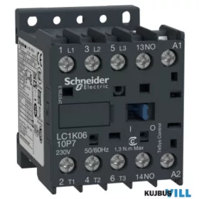   SCHNEIDER LC1K1210P7 Mágneskapcsoló 12A, 1 záró, AC, 50/60 Hz
