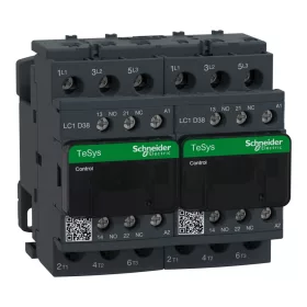   SCHNEIDER LC2D38B7 AC irányváltó, 18,5kW/38A (400V, AC3), csavaros csatlakozás, 1Z+1NY