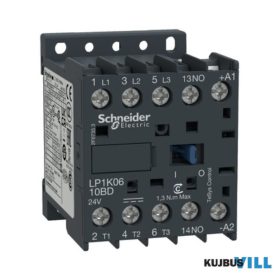   SCHNEIDER LP1K0610BD Mágneskapcsoló 6A, 1 záró, DC, 2,4 W