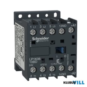   SCHNEIDER LP1K0910BD Mágneskapcsoló 9A, 1 záró, DC, 2,4 W