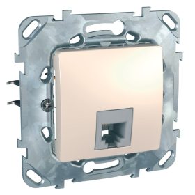 UNICA 1xRJ11 aljzat, krém MGU50.492.25Z KIFUTÓ