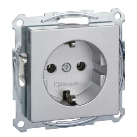   SCHNEIDER MTN2301-0460 MERTEN 2P+F csatlakozóaljzat, rugós, 16A, System-M, alumínium