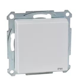   MTN2414-0319 MERTEN 2P+F csatlakozóaljzat, biztonsági zsaluval, csapófedéllel, csavaros bekötés, 16A, System-M, polárfehér - IP44