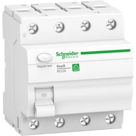   SCHNEIDER R9R02425 RESI9 áram-védőkapcsoló, A osztály, 4P, 25A, 30mA