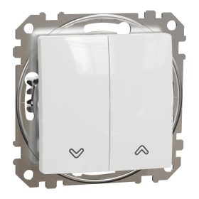   SCHNEIDER SDD111104 SEDNA Redőnykapcsoló, rugós bekötés, 10AX, fehér