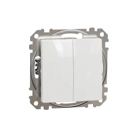   SCHNEIDER SDD111118 SEDNA Kettős nyomó, rugós bekötés, 10A, fehér