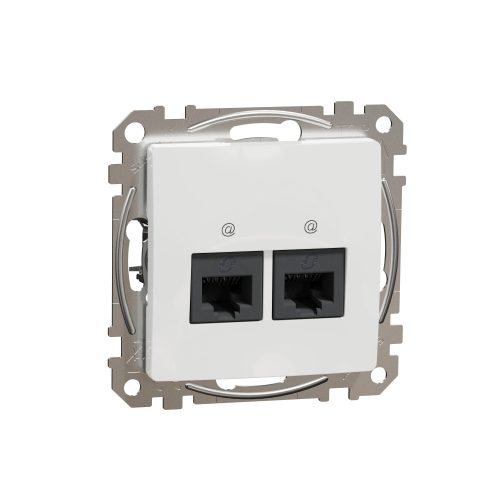 SDD111452 SEDNA 2xRJ45 Cat5e UTP aljzat, fehér