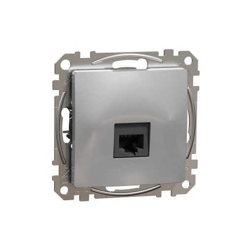 SDD113461 SEDNA 1xRJ45 Cat6 UTP aljzat, alumínium