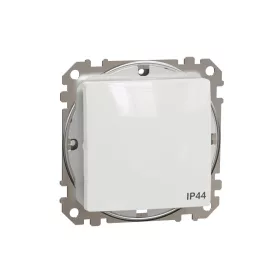   SCHNEIDER SDD211106 SEDNA Váltókapcsoló, rugós bekötés, 10AX, IP44, fehér