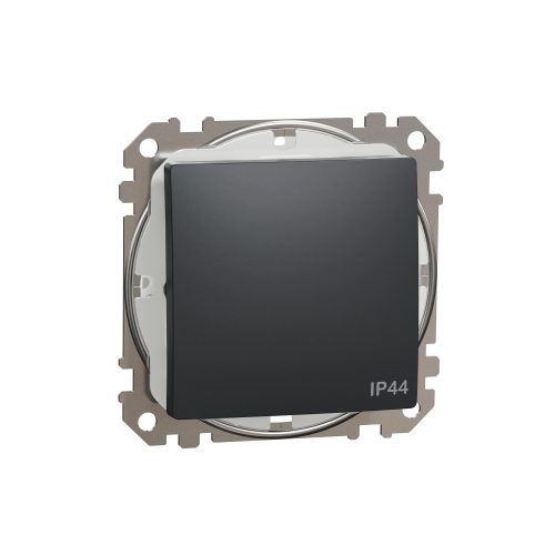 SDD214106 SEDNA Váltókapcsoló, rugós bekötés, 10AX, IP44, antracit