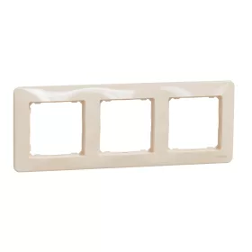   SCHNEIDER SDD312803 SEDNA DESIGN Hármas keret, univerzális, bézs