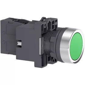   XA2EW33B1 Harmony Easy Series  Ø22 Világító nyomógomb, zöld, 24V AC/DC, 1NO