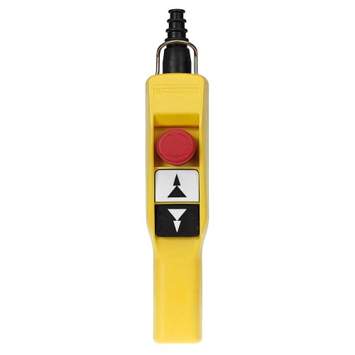XACA2073 Harmony XACA függőkapcsoló 2 kétfokozatú nyomógomb+vészgomb, mechanikus retesz, NO+NO érintkezők, g.sapka